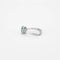 Bague 52 Bague aigue-marine et diamants en or gris 58 Facettes