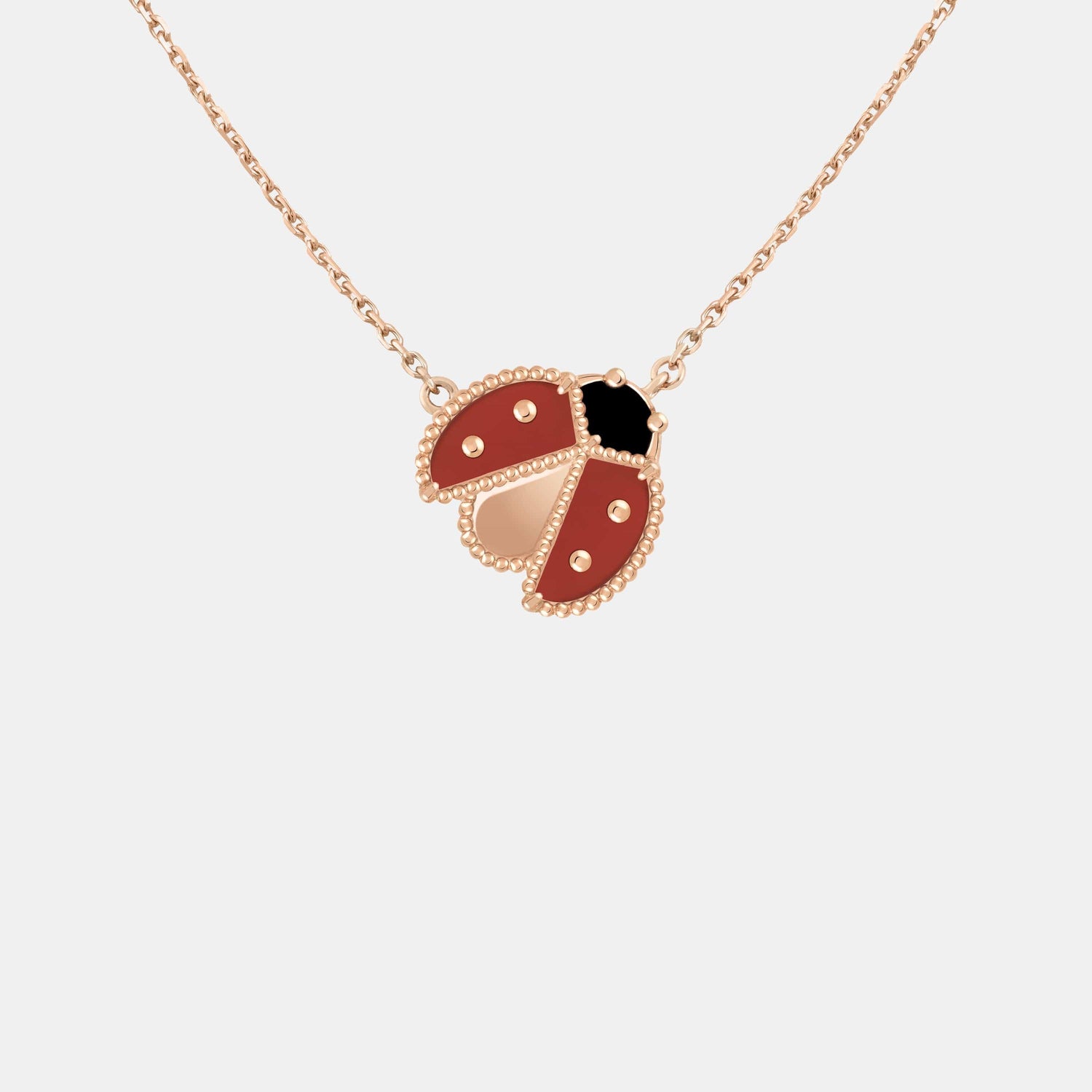 Pendentif Lucky Spring Or rose Mixte 