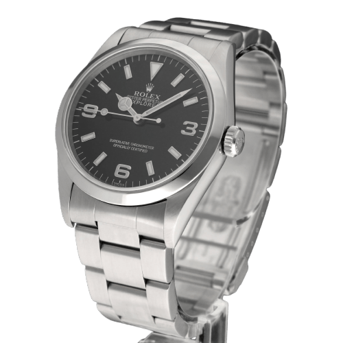 Montre Rolex Explorer - Montre automatique réf. 14270 en acier (1999) 58 Facettes ROL/EXP/048