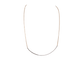 Collier Collier arc en or rose et blanc 18 K 58 Facettes F4646