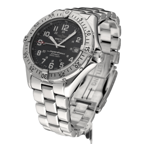Montre Breitling Superocean - Montre automatique A17340 41 mm acier (2003) 58 Facettes BTL/SOC/095