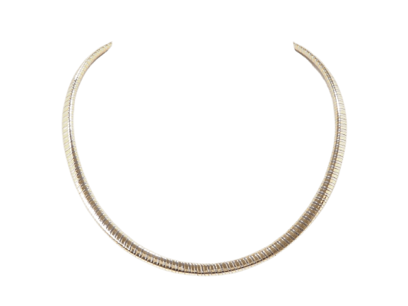 Collier Cartier Tubogas - Collier ras-de-cou en or jaune et blanc 18 ct 58 Facettes 33081