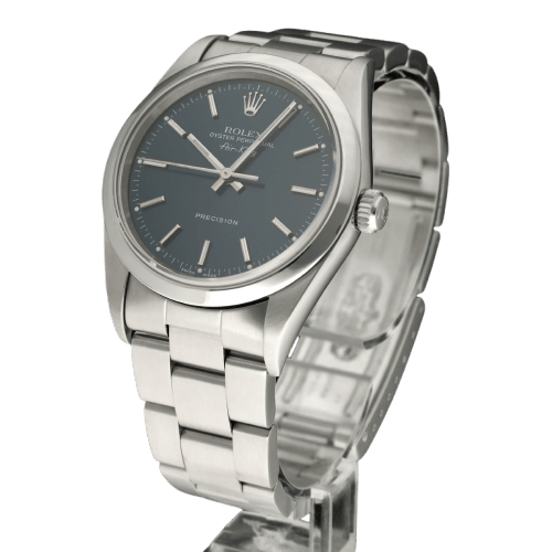 Montre Rolex Air King Precision 14000 - Montre automatique en acier 34 mm 58 Facettes ROL/AIK/201