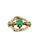Broche Broche antique fin XIXe siècle avec émeraude colombienne, diamants et rubis 58 Facettes