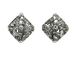 Boucles d'oreilles Boucles d'oreilles Art déco en or blanc et platine et diamants 58 Facettes .