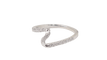 Bague 54 Bague Zig Zag en or blanc 18 ct et diamants 58 Facettes 32749