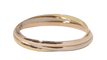 Bracelet Cartier Trinity - Bracelet demi-jonc en or jaune, rose et blanc 18 ct 58 Facettes 31245