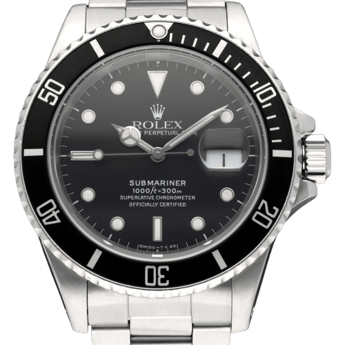 Montre Rolex Submariner Date - Montre 168000 (1988) 40 mm acier 58 Facettes ROL/SUB/048
