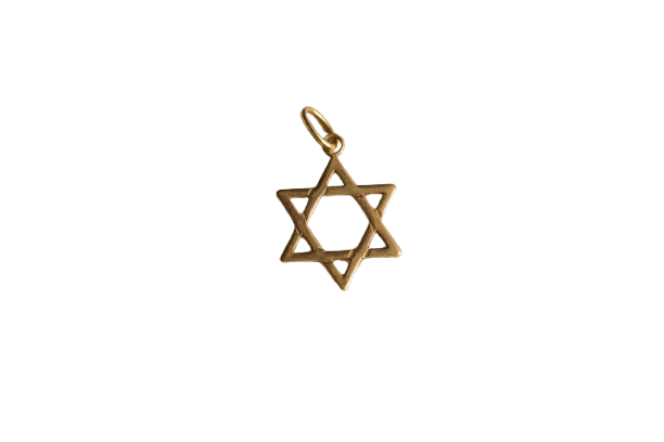 Pendentif Pendentif Étoile de David en or jaune 18k 58 Facettes Ref2059