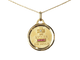 Pendentif Augis - Pendentif médaille d'amour en or jaune 18 ct, diamant et rubis 58 Facettes 33495