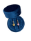 Boucles d'oreilles Happy - Boucles d’oreilles créoles en or jaune 18 carats et saphirs 58 Facettes 1