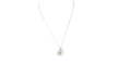 Collier Collier en or blanc 18 kt avec citrine et diamants 58 Facettes 32805