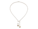 Collier Collier négligé en or jaune, platine, argent et diamants (années 1920) 58 Facettes A9063
