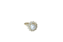 Bague 50 Bague marguerite ancienne en or jaune 18kt, diamants et perle fine 58 Facettes