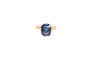 Bague 54 Bague solitaire doublet grenat verre taille coussin en or jaune 18 carats 58 Facettes 3726