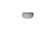 Bague 51.5 Bague Art Déco « plans escalier » en platine et diamants 58 Facettes