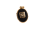 Pendentif Pendentif ouvrant porte-photos en or jaune 18 carats et onyx 58 Facettes 3484