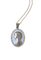 Pendentif Paul Émile Brandt - Pendentif médaille Art Déco ovale en or blanc, nacre et perles 58 Facettes