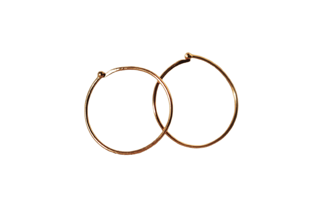Boucles d'oreilles Boucles d’oreilles créoles rondes en or jaune 18 carats 58 Facettes 3663