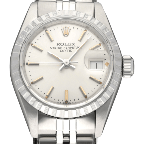 Montre Rolex Oyster Perpetual Lady Date - Montre dame automatique en acier 26 mm 58 Facettes ROL/LDJ/565
