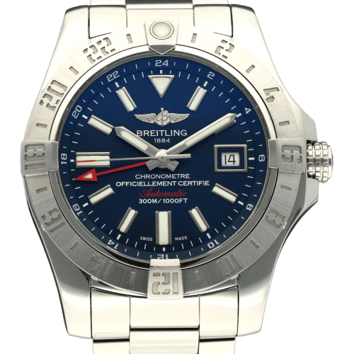 Montre Breitling Avenger II GMT - Montre automatique en acier 43 mm 58 Facettes BTL/AVG/057