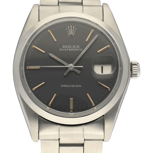 Montre Rolex Oyster Precision 6694 - Montre en acier, cadran lin gris-violet (1972) 58 Facettes ROL/OPR/156