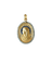 Pendentif Jener - Médaille Vierge Marie Art Nouveau en or jaune et perles fines 58 Facettes
