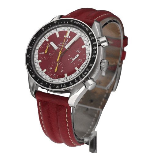 Montre Omega Speedmaster Reduced Schumacher - Montre automatique 39 mm en acier 58 Facettes OMG/SPE/533