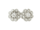 Boucles d'oreilles Boucles d'oreilles marguerites en or blanc 18 ct et diamants 58 Facettes 33524