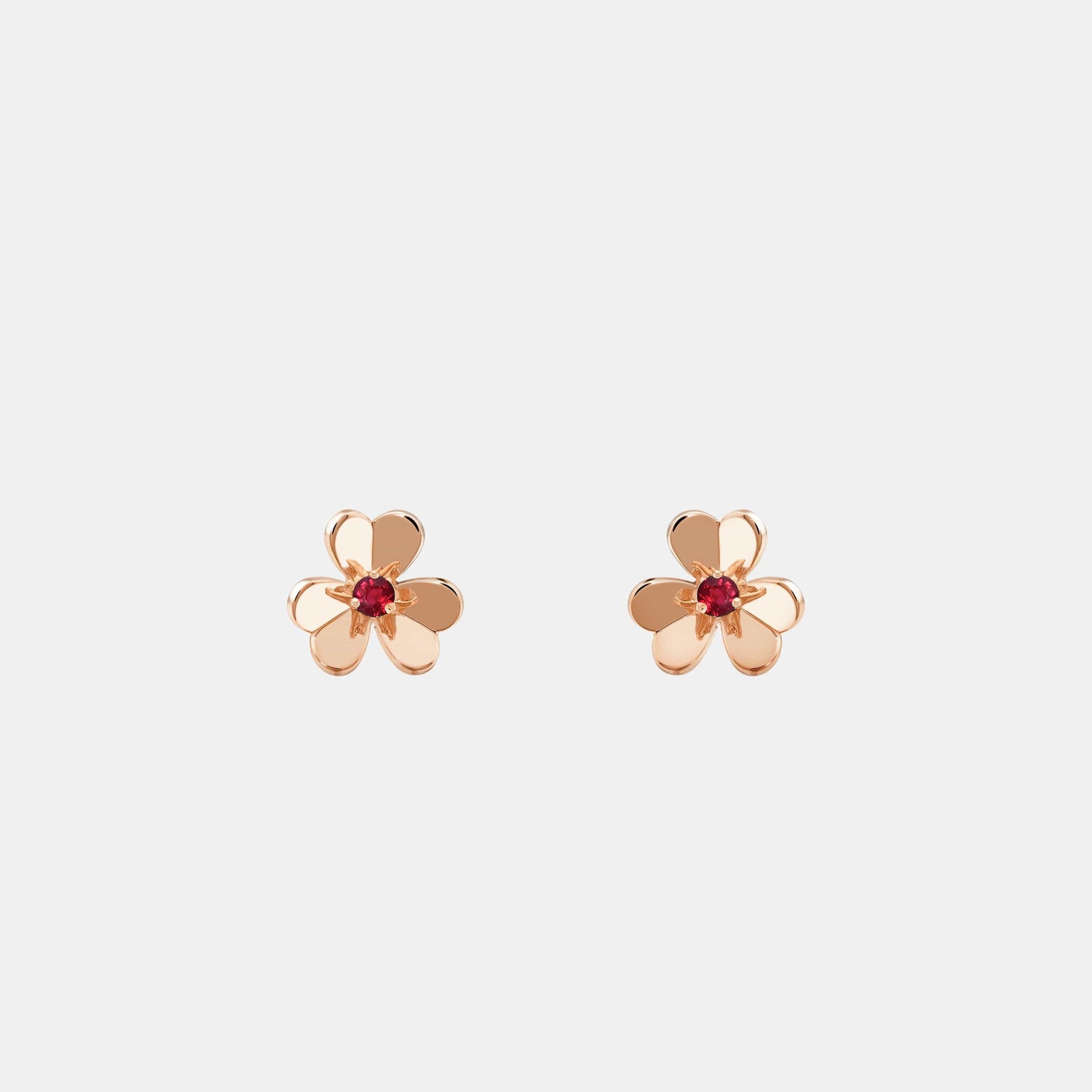 Boucles d'oreilles Frivole Or rose Rubis 0.14ct