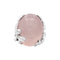 Bague 51 Dior Gourmande - Bague en or blanc avec quartz rose et diamants 58 Facettes 35350