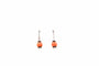 Boucles d'oreilles Boucles d’oreilles en or blanc 18k avec corail, onyx et diamants 58 Facettes 24713