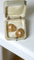 Boucles d'oreilles Gübelin - Boucles d’oreilles clip torsadées en or jaune 18kt et perles 58 Facettes