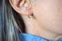 Boucles d'oreilles Boucles d’oreilles dormeuses perles ajourées en or jaune 18k 58 Facettes 3576