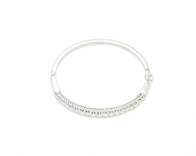 Bracelet Bracelet rigide en or blanc 18 ct et diamants 2,80 ct 58 Facettes 8267