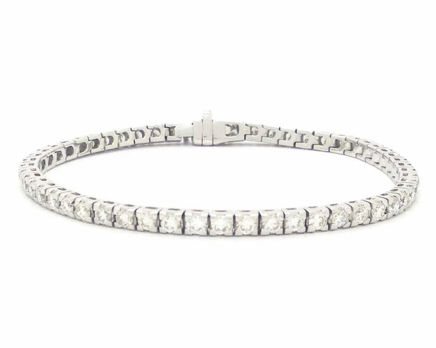 BRACCIALE in oro bianco TENNIS CT 3,30 58 Facettes 5866
