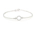 Bracelet Bracelet semi-rigide en or blanc 18 carats et diamants 58 Facettes 13440