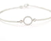 Bracelet Bracelet semi-rigide en or blanc 18 carats et diamants 58 Facettes 13440