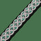 Bracelet Bracelet en or gris 18 carats avec émeraudes et diamants H-VS 58 Facettes FB09597