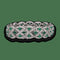 Bracelet Bracelet en or gris 18 carats avec émeraudes et diamants H-VS 58 Facettes FB09597