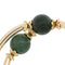 Bracelet Bracelet en or jaune 18 carats et perles de jade 58 Facettes 62000260