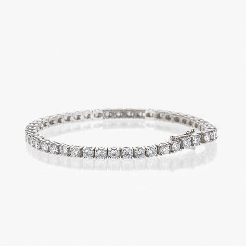 Bracelet Bracelet rivière de diamants en or blanc 18 K 6,40 ct G/VS 58 Facettes 2.19051