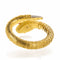 Bracelet David Webb - Bracelet serpent en or jaune 18 K et platine avec diamants 58 Facettes 2.18227