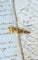 Broche Broche sauterelle ancienne en or jaune 18kt et diamants 58 Facettes