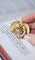 Broche Broche chimère ancienne en or jaune 18k et diamant taille coussin 58 Facettes