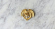 Broche Broche chimère ancienne en or jaune 18k et diamant taille coussin 58 Facettes