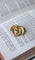 Broche Broche chimère ancienne en or jaune 18k et diamant taille coussin 58 Facettes