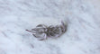 Boucles d'oreilles Boucheron - Broche clip feuillage en or blanc, platine, saphirs et diamants 58 Facettes