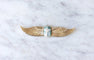 Broche Broche Égyptomanie scarabée amulette en or jaune 18 kt 58 Facettes