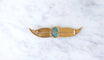 Broche Broche Égyptomanie scarabée amulette en or jaune 18 kt 58 Facettes